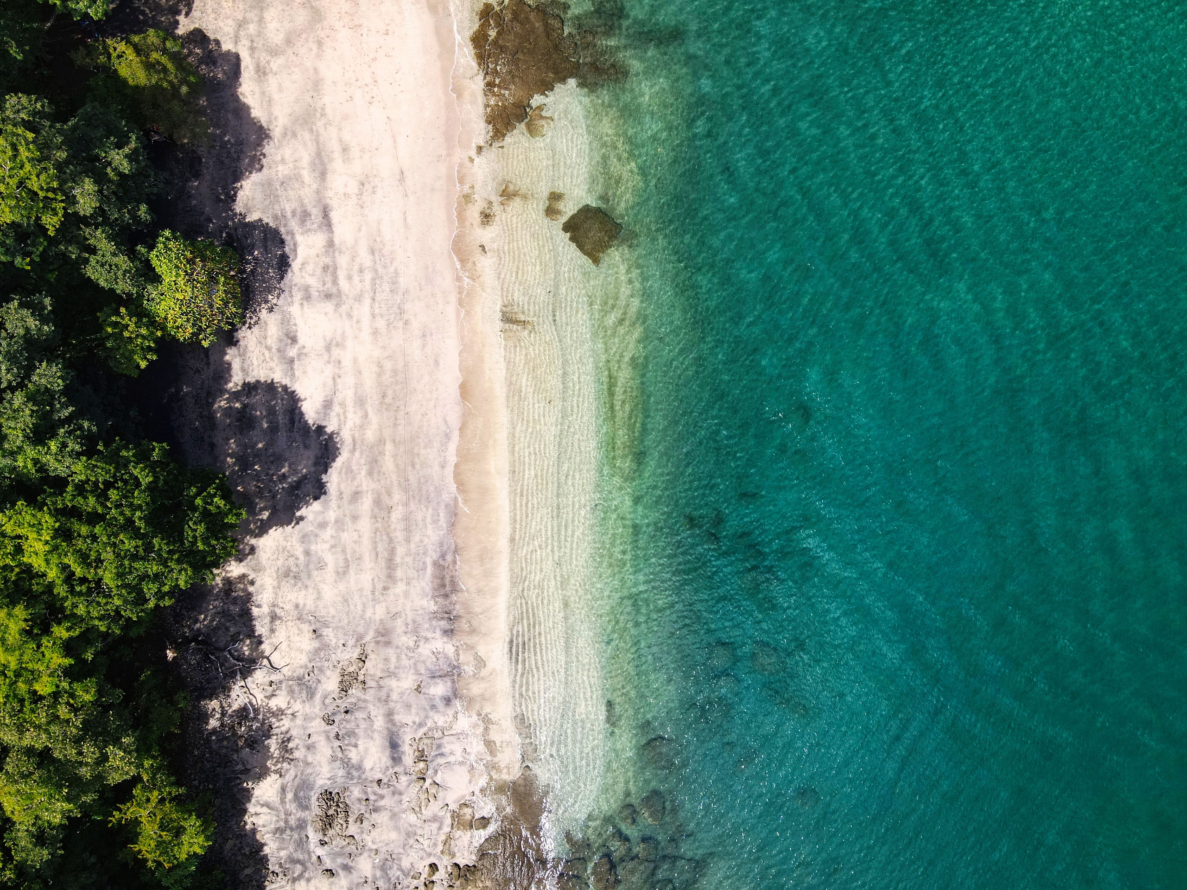 Vista aérea de Playa Hermosa, Guanacaste, Costa Rica